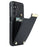 For Samsung Galaxy S26 Case TPU + PU Leather Hardware Decor Phone Cover with Card Holder - Black - 1