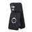 For Samsung Galaxy A57 5G Case Vertical Flip PU Leather TPU PC Phone Cover with Ring Holder and Shoulder Strap - Black - 4