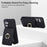 For Samsung Galaxy A57 5G Case Vertical Flip PU Leather TPU PC Phone Cover with Ring Holder and Shoulder Strap - Black - 7