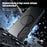 For Samsung Galaxy S26+ Magnetic Case Hard PC + Soft TPU Shockproof Phone Cover - Black - 5
