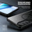 For Samsung Galaxy S26+ Magnetic Case Hard PC + Soft TPU Shockproof Phone Cover - Black - 6