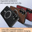 For Samsung Galaxy A37 5G Case PU TPU PC Phone Back Cover with Metal Lens Frame - Black - 7