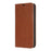 For Samsung Galaxy A57 5G Case Crazy Horse Texture Split Leather Wallet Phone Cover - Light Brown - 6