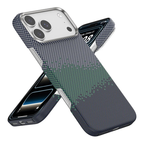 SOOPII For iPhone 17 Pro Case Compatible with MagSafe Ultra Thin Aramid Fiber Phone Cover - Gradient Color - 1