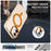 ENKAY HAT PRINCE For iPhone 17 Magnetic Case PC Clear Phone Cover with 9H Screen Protector + Aluminium Alloy Camera Lens Protector Compatible with MagSafe - Orange - 5