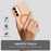 ENKAY HAT PRINCE Magnetic Case For Samsung Galaxy S25+  /  S24+ PC Clear Phone Cover with 0.18mm High Aluminium-silicon Glass Film + Aluminium Alloy Camera Lens Protector - Orange - 6