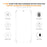ENKAY HAT PRINCE Magnetic Case For Samsung Galaxy S25+  /  S24+ PC Clear Phone Cover with 0.18mm High Aluminium-silicon Glass Film + Aluminium Alloy Camera Lens Protector - Orange - 7