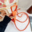 For iPhone 18 Pro Max / 17 Pro Max Liquid Silicone Card Slot Cover Anti Scratch Protection Phone Case with Strap - Orange - 4