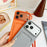 For iPhone 18 Pro Max / 17 Pro Max Liquid Silicone Card Slot Cover Anti Scratch Protection Phone Case with Strap - Orange - 7