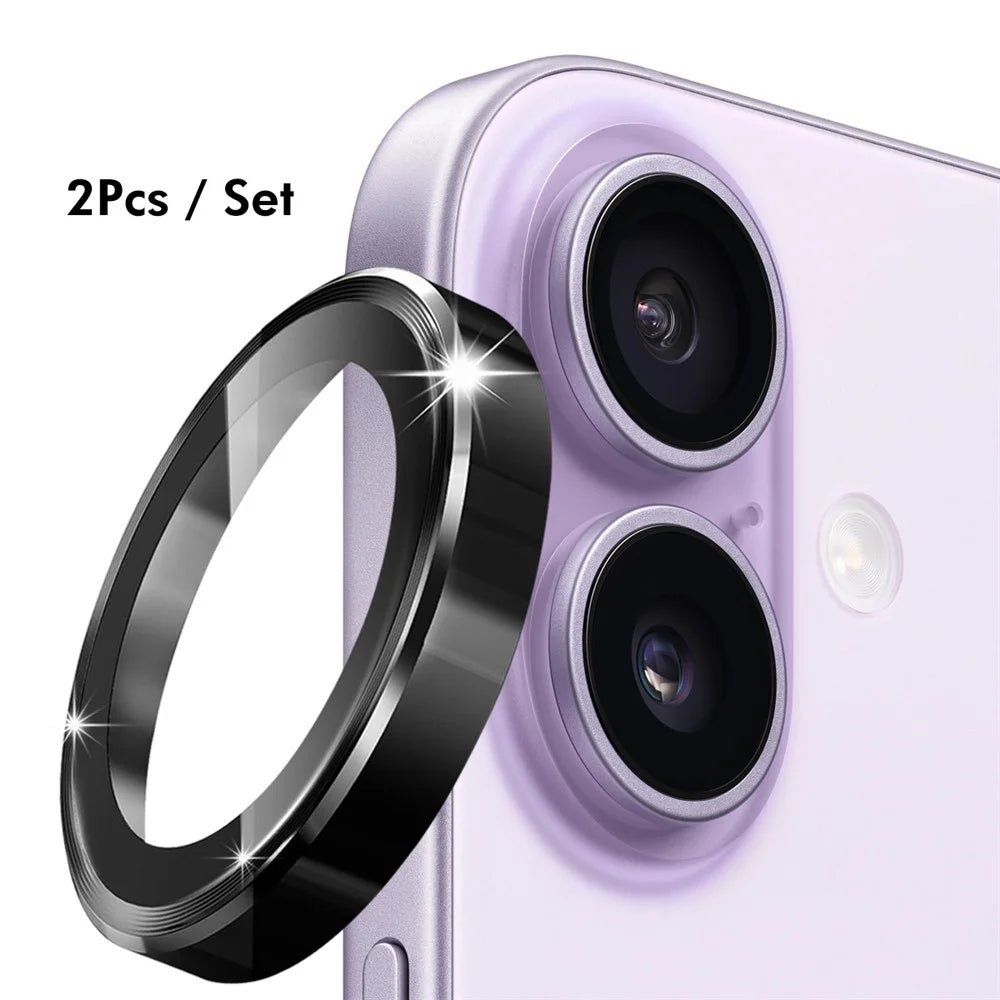 ENKAY HAT PRINCE For iPhone 16 Plus Case with 9H Tempered Glass PC Magnetic Phone Cover + Aluminium Alloy Camera Lens Protector Compatible with MagSafe - Orange - 4