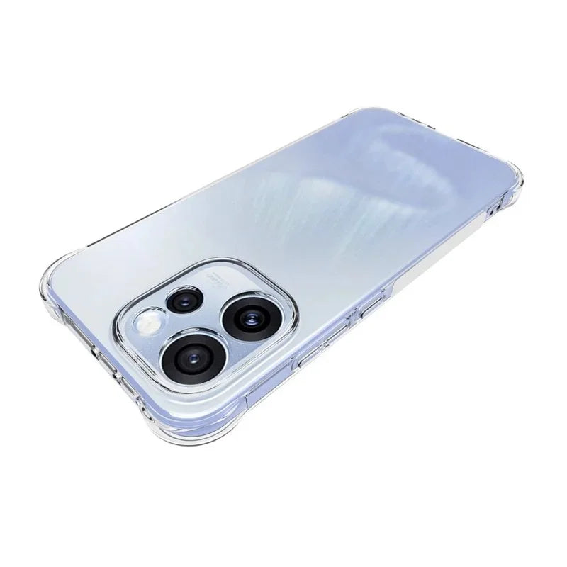 WANLONFENG For Oppo Reno15 Pro 5G (China) / Oppo Reno15 Pro Max 5G (Global) TPU Case  WL2 Series 2.0mm Phone Cover with 2Pcs Tempered Glass Films - Transparent - 3