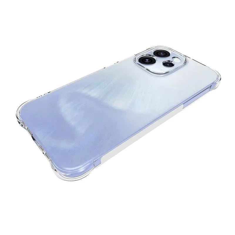 WANLONFENG For Oppo Reno15 Pro 5G (China) / Oppo Reno15 Pro Max 5G (Global) TPU Case  WL2 Series 2.0mm Phone Cover with 2Pcs Tempered Glass Films - Transparent - 4