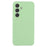 For Samsung Galaxy S26+ Cell Phone Case Liquid Silicone Dropproof Cover - Green - 1