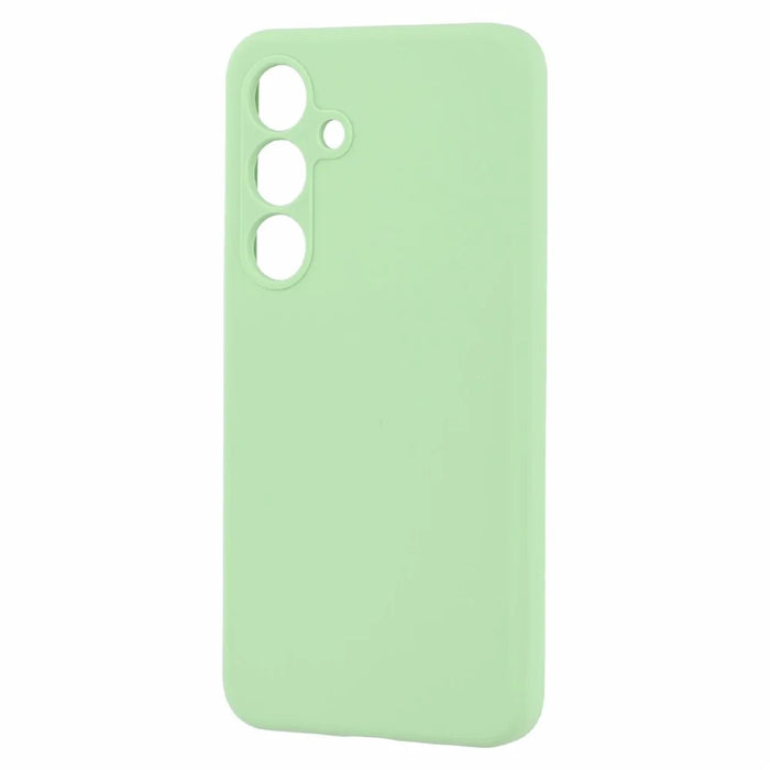For Samsung Galaxy S26+ Cell Phone Case Liquid Silicone Dropproof Cover - Green - 3