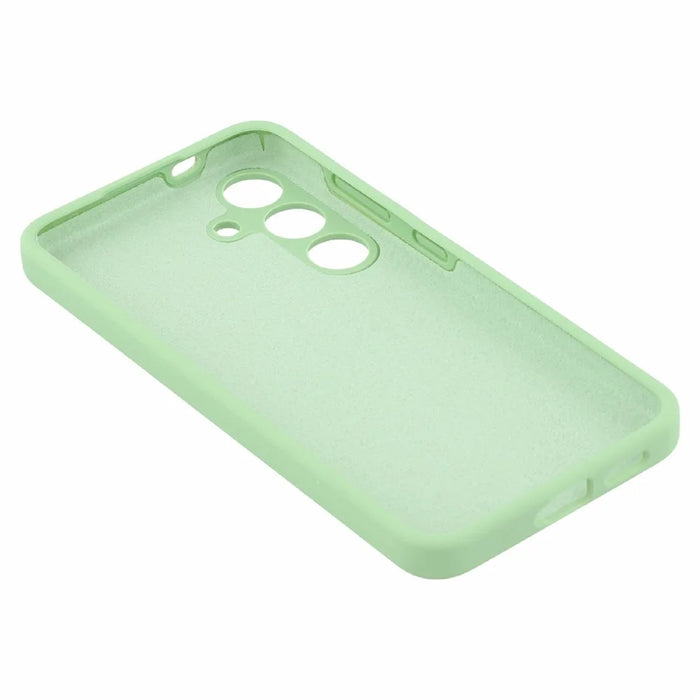 For Samsung Galaxy S26+ Cell Phone Case Liquid Silicone Dropproof Cover - Green - 5