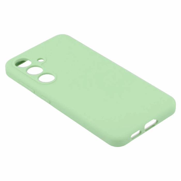 For Samsung Galaxy S26+ Cell Phone Case Liquid Silicone Dropproof Cover - Green - 6