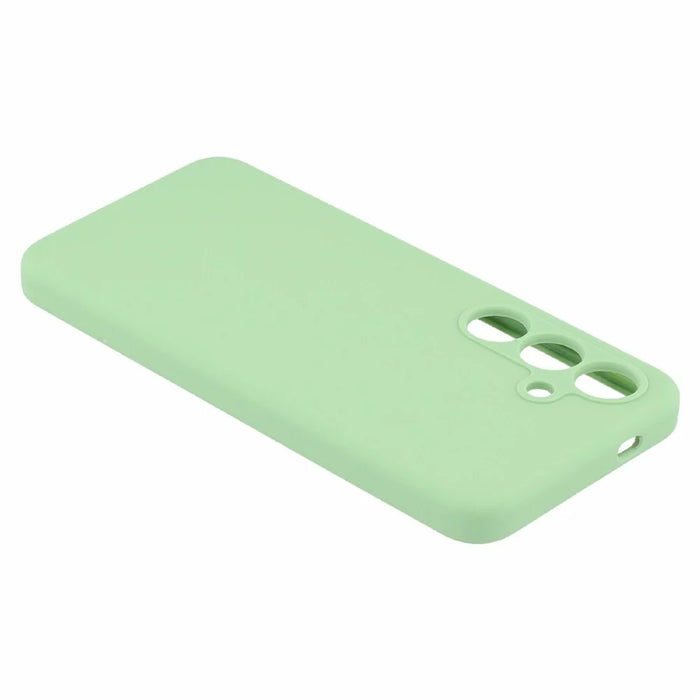 For Samsung Galaxy S26+ Cell Phone Case Liquid Silicone Dropproof Cover - Green - 7
