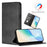 For Nothing Phone (3a) Lite 5G Wallet Cases Retro Texture RFID Blocking Leather Phone Cover - Black - 6