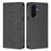 For Samsung Galaxy A57 5G Case RFID Blocking Wallet Stand Imprinted Cat Pattern Leather Phone Cover - Black - 1