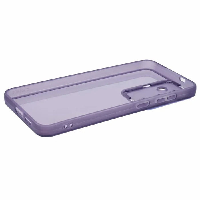 WANLONFENG For Samsung Galaxy S26+ TPU Case  DKSM Series Electroplated Frame Back Cover with Tempered Glass - Purple - 5