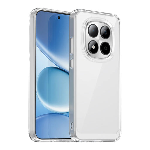 WANLONFENG For Xiaomi Redmi Note 15 Pro 5G (Global) Case  MF Series TPU Acrylic Clear Phone Cover with Tempered Glass Film - Transparent - 2