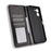 For TECNO Spark Go 3 Leather Case Wallet Stand Retro Texture Phone Cover - Black - 5