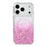 For iPhone 17 Pro Max Magnetic Case Gradient Sparkle Epoxy TPU + Acrylic Phone Cover Compatible with MagSafe - Pink - 2