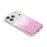 For iPhone 17 Pro Max Magnetic Case Gradient Sparkle Epoxy TPU + Acrylic Phone Cover Compatible with MagSafe - Pink - 5