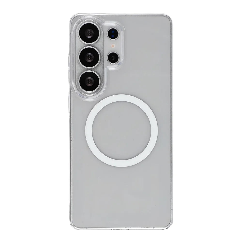 YOUNGKIT For Samsung Galaxy S26 Ultra Magnetic Case Hard PC Phone Back Cover - Transparent - 1