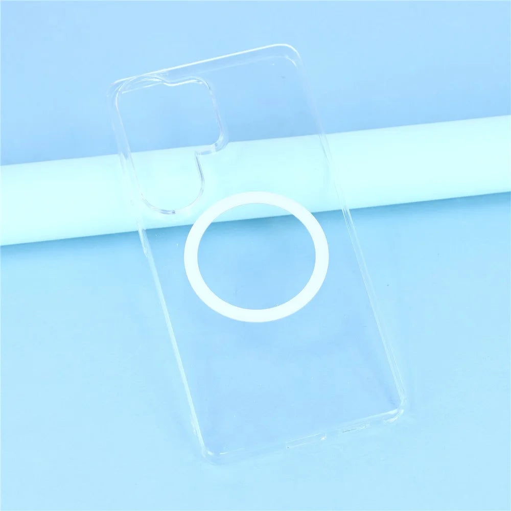 YOUNGKIT For Samsung Galaxy S26 Ultra Magnetic Case Hard PC Phone Back Cover - Transparent - 3