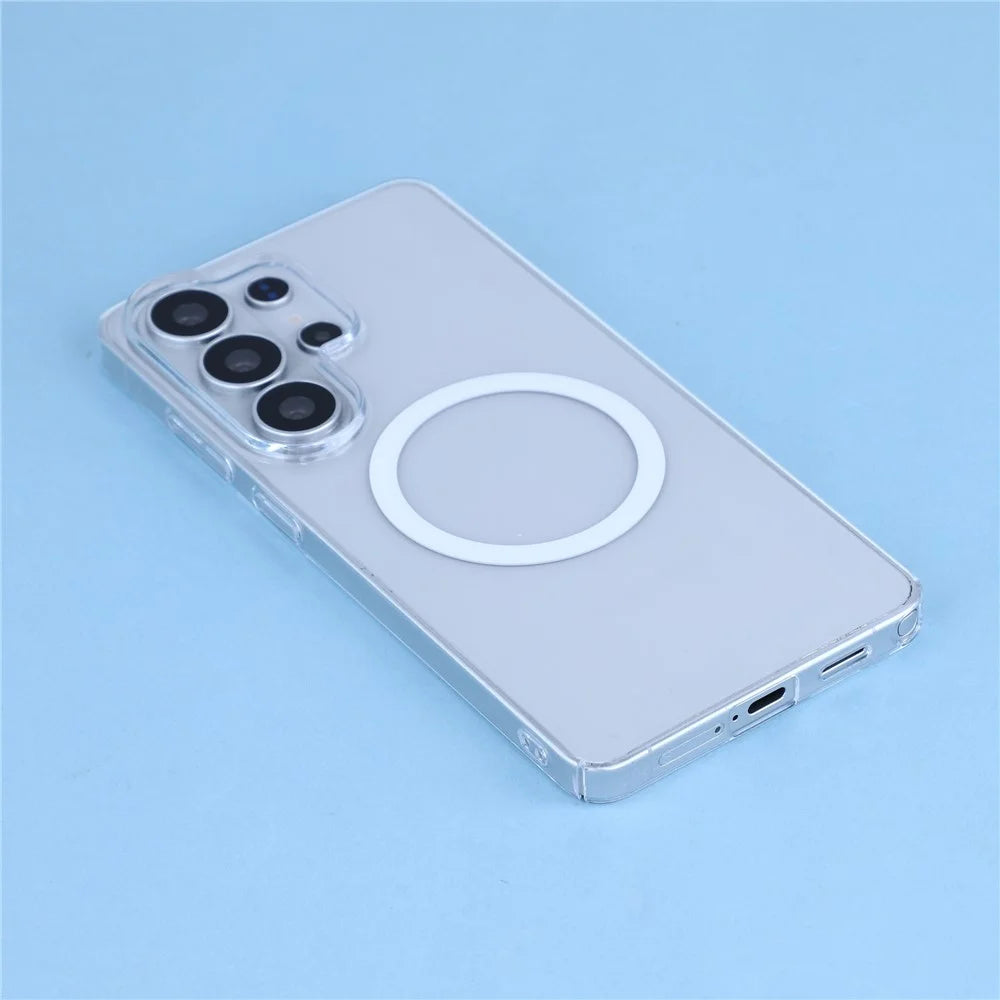 YOUNGKIT For Samsung Galaxy S26 Ultra Magnetic Case Hard PC Phone Back Cover - Transparent - 7