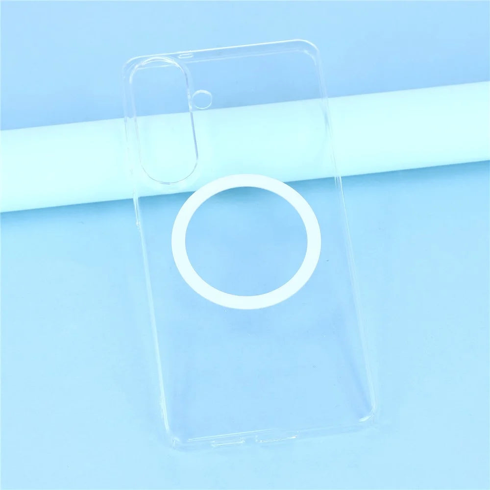 YOUNGKIT For Samsung Galaxy S26+ Magnetic Case Hard PC Phone Back Cover - Transparent - 3