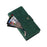 For Samsung Galaxy S26 Case Zipper Wallet Rivet Decor Leather Phone Cover with Wrist Strap - Green - 5