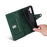 For Samsung Galaxy S26 Case Zipper Wallet Rivet Decor Leather Phone Cover with Wrist Strap - Green - 7
