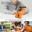 For Samsung Galaxy A15 5G Magnetic Case Kickstand Camera Slider PC + TPU Phone Cover - Orange - 5