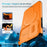 For Samsung Galaxy A55 5G Magnetic Case Kickstand Camera Slider PC + TPU Phone Cover - Orange - 7