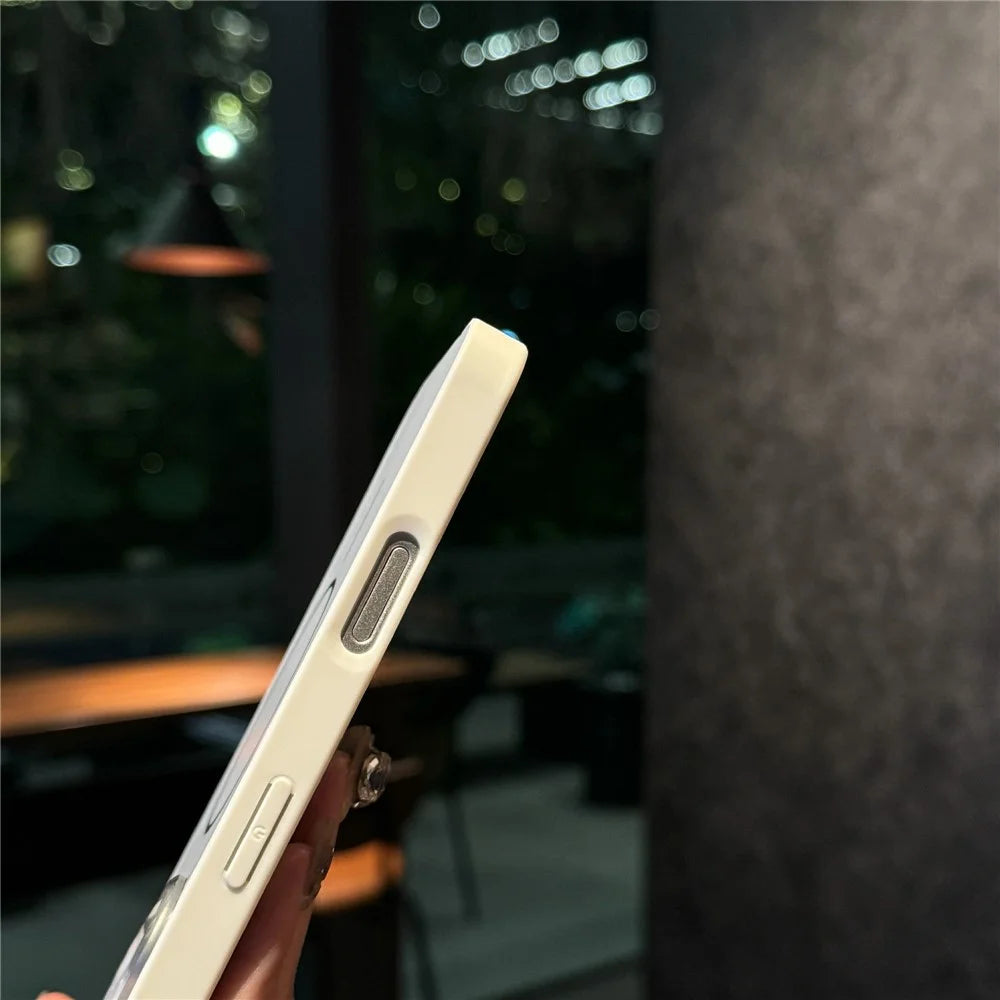 For iPhone 17 Magnetic Case Skin Touch TPU + PC Protective Phone Back Cover Compatible with MagSafe - White - 7