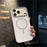 For iPhone 17 Pro Max Magnetic Case Skin Touch TPU + PC Protective Phone Back Cover Compatible with MagSafe - White - 1