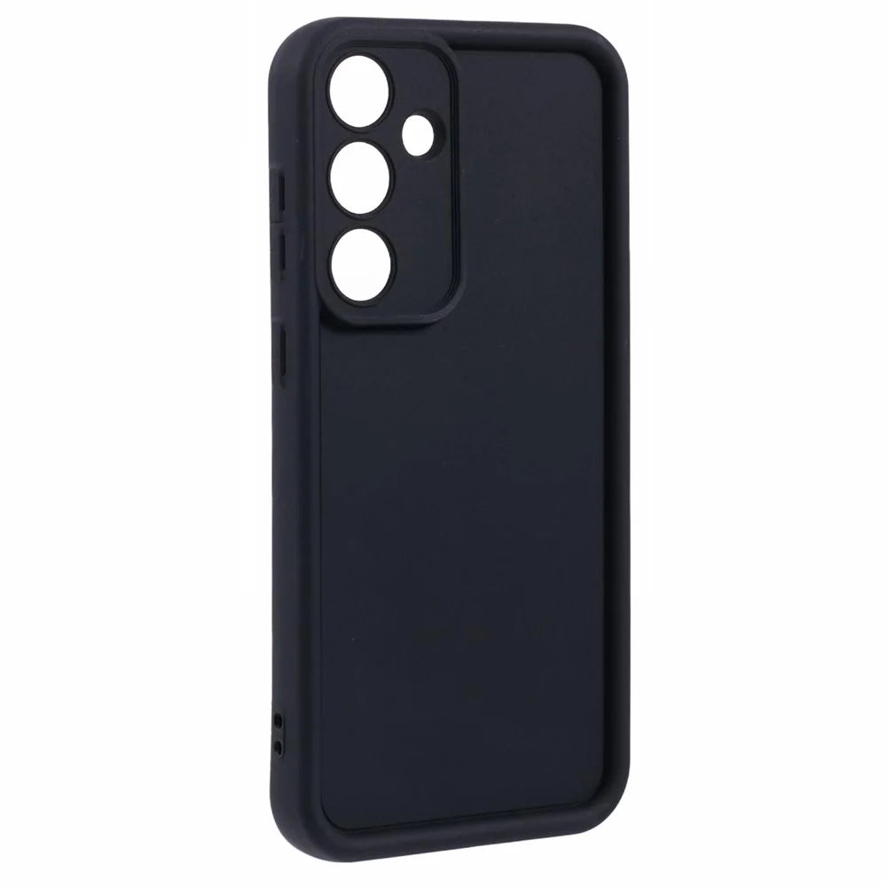 For Samsung Galaxy S26+ Case Grooved Design TPU Anti Slip Phone Cover - Black - 3