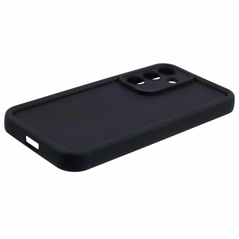 For Samsung Galaxy S26+ Case Grooved Design TPU Anti Slip Phone Cover - Black - 4