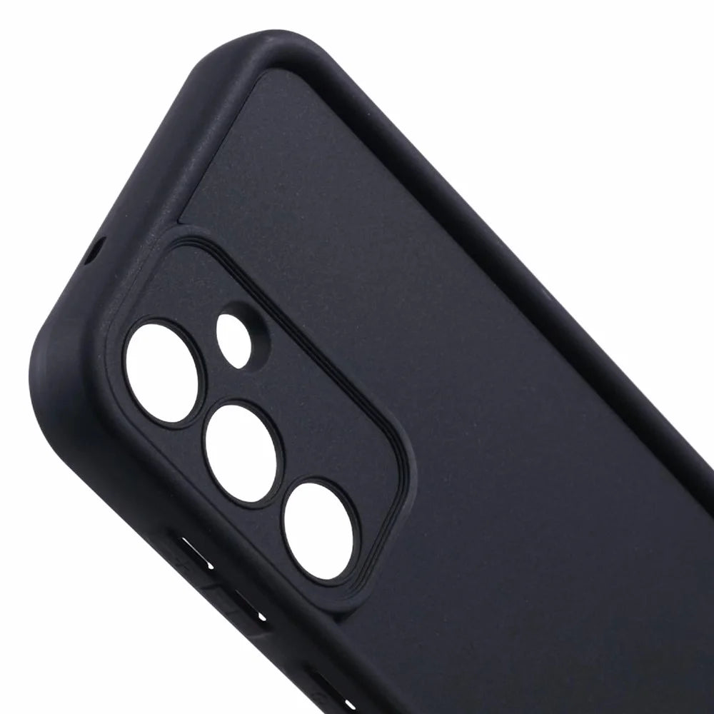 For Samsung Galaxy S26+ Case Grooved Design TPU Anti Slip Phone Cover - Black - 5