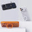 For iPhone 17 Pro Case Magnetic Rotating Kickstand PC + TPU Phone Cover with Detachable Camera Lens Film Compatible with MagSafe - Orange - 2