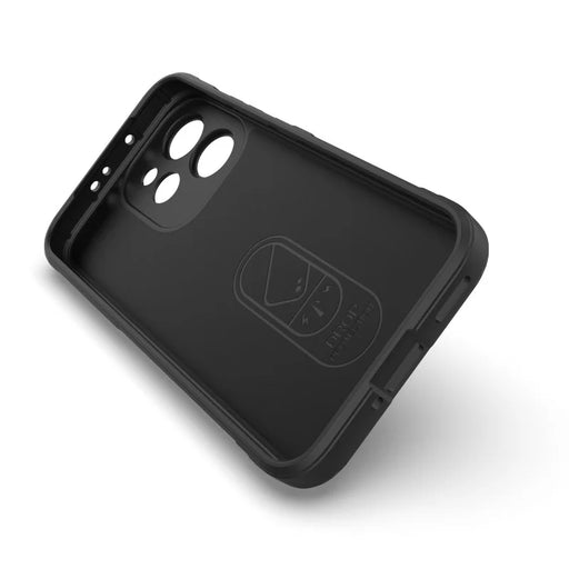 WANLONFENG For Oppo Reno15 5G (China) / Oppo Reno15 Pro 5G (Global) TPU Case  HD Series Anti Slip Phone Cover with Tempered Glass - Black - 2