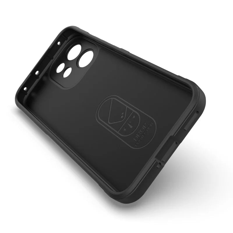 WANLONFENG For Oppo Reno15 F 5G TPU Case  HD Series Anti Slip Phone Cover with Tempered Glass - Black - 2