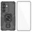 WANLONFENG For Samsung Galaxy S26 Phone Case  PC TPU Back Cover Kickstand with Tempered Glass - Black - 1