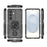 WANLONFENG For Samsung Galaxy S26 Phone Case  PC TPU Back Cover Kickstand with Tempered Glass - Black - 3