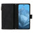 For Google Pixel 10a Case Zipper Wallet Multiple Card Slots Leather Phone Cover with Wrist Strap - Black - 2