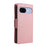 For Google Pixel 10a Case Zipper Wallet Rivet Decor Leather Phone Cover with Wrist Strap - Rose Gold - 7