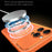 SULADA For iPhone 16 Pro Max Magnetic Phone Case Transfer to 17 Pro Max PC TPU Cell Phone Cover - Orange - 3