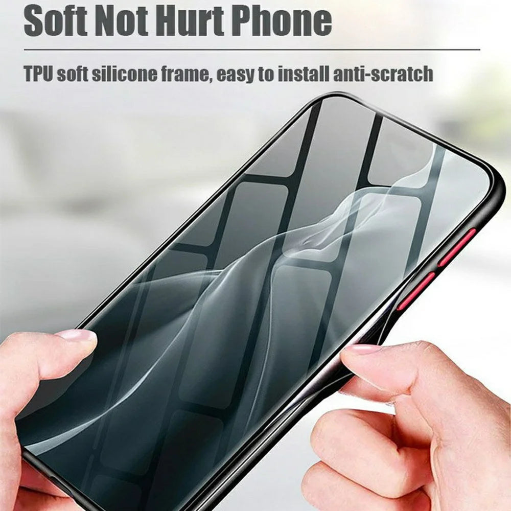 For Samsung Galaxy S26 Ultra Case TPU + PC Matte Anti Drop Phone Back Cover - Black - 4